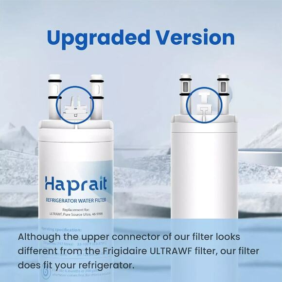 Haprait HP005 Refrigerator Water Filter Replacement 3 Pack - All 3 Sealed NWT - Picture 9 of 9
